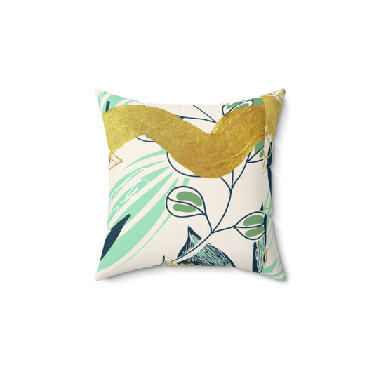 HomeGirl Goods-Abstract Print Square Pillow