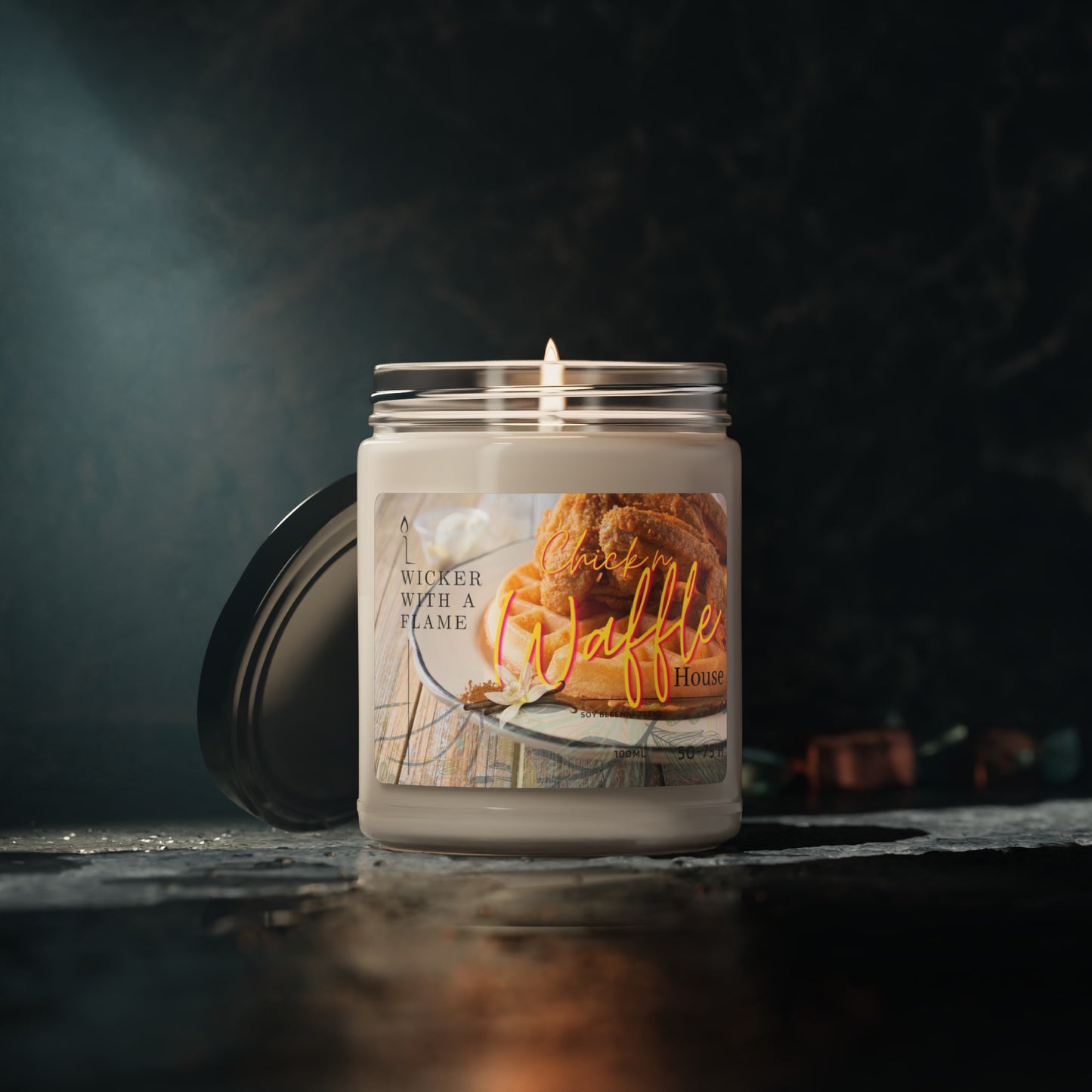 Chick'n & Waffle House Scented Soy Candle