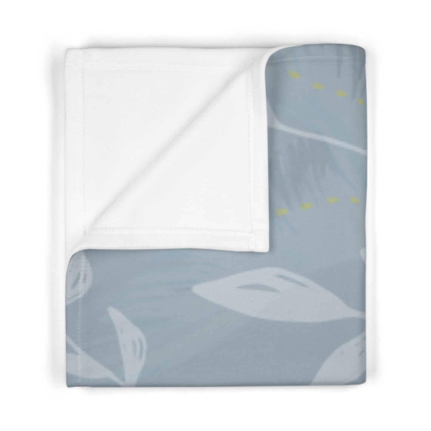 Tropic Stork Fleece Baby Blanket