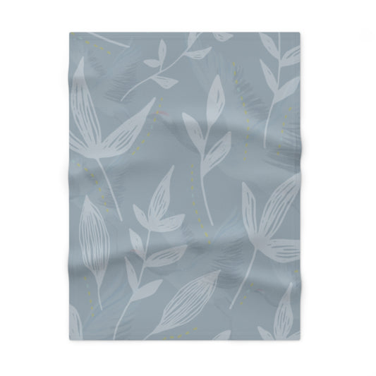 Tropic Stork Fleece Baby Blanket