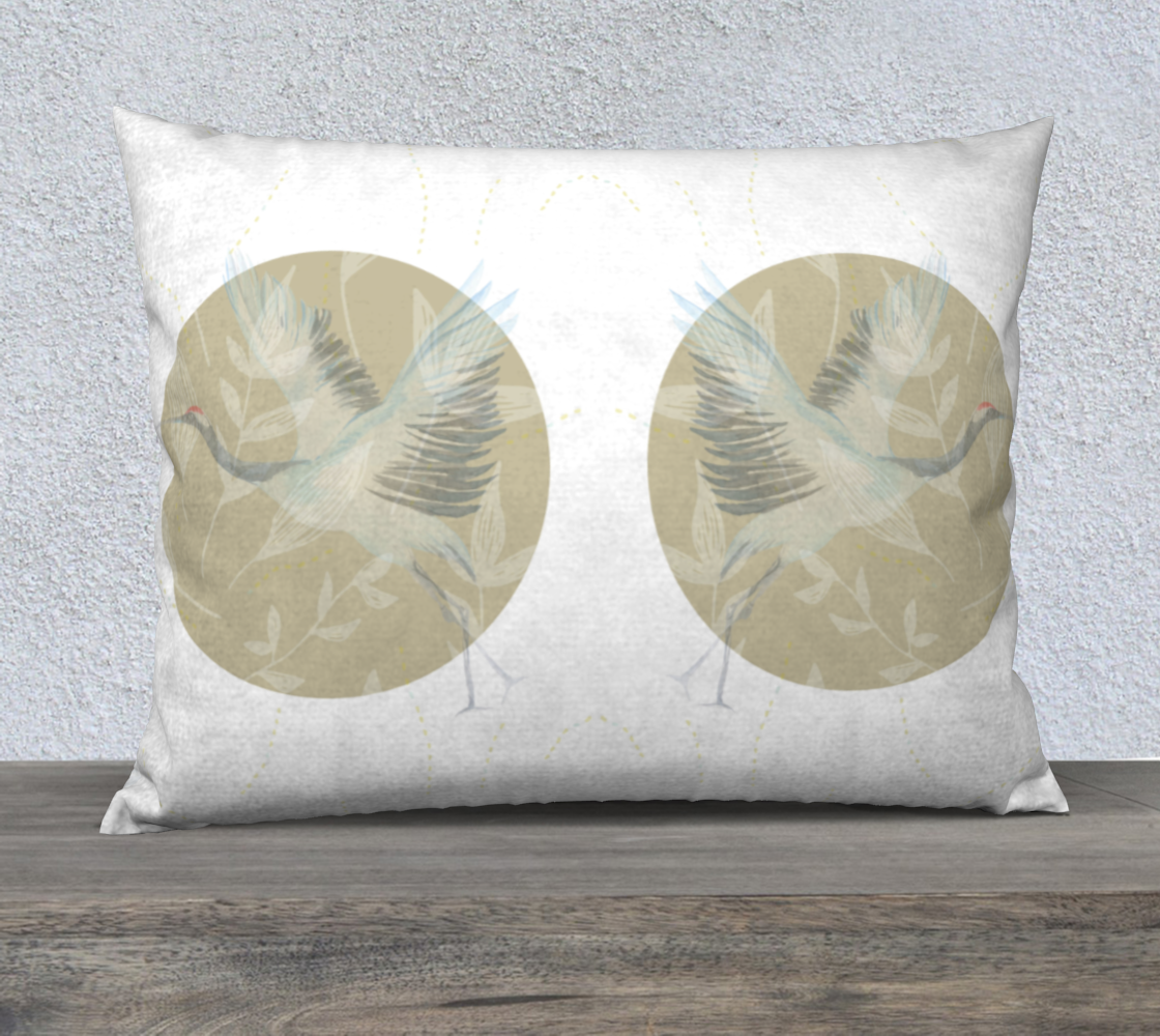 Birds in Flight Reversible Bedding Pillow