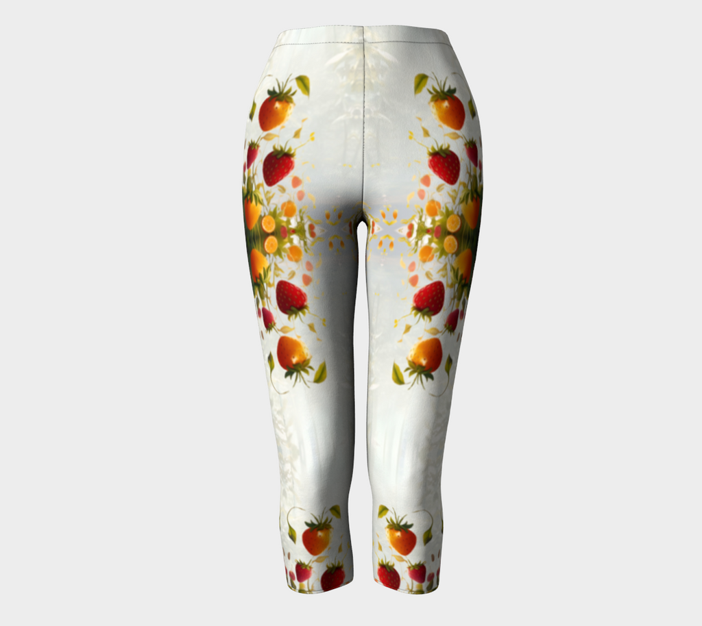 Berry Burst Yoga Capri Pant