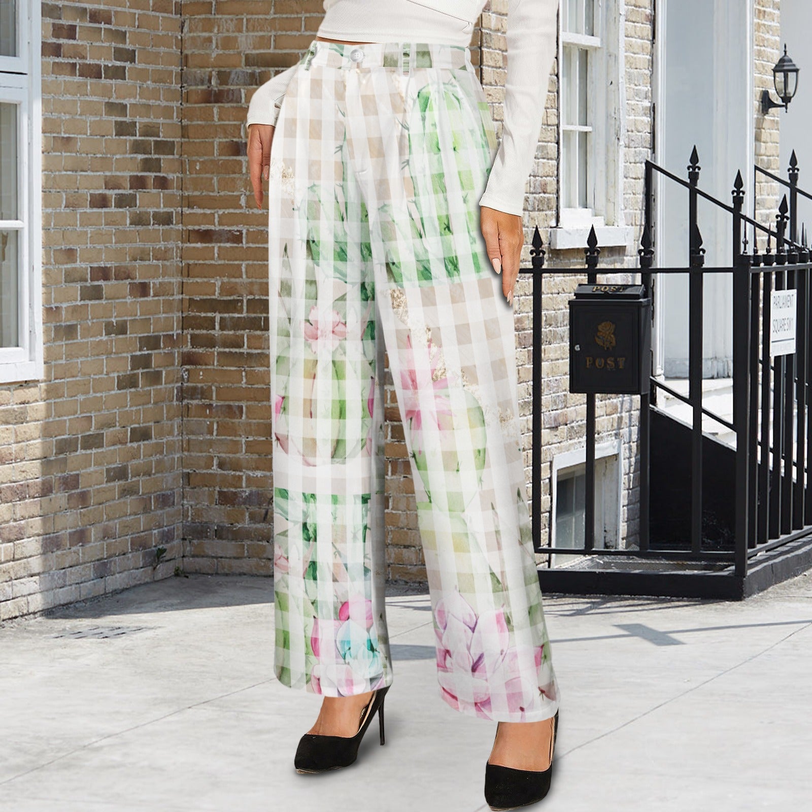 Spring Picnic Cactus Casual Pant