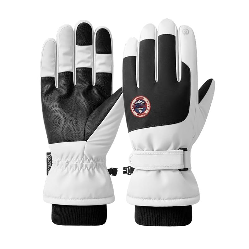 Winter Ski Snow Gloves for Men, Women, Youth | Touchscreen & Waterproof Cold Weather Hand Warming Gloves Winter Work Gloves