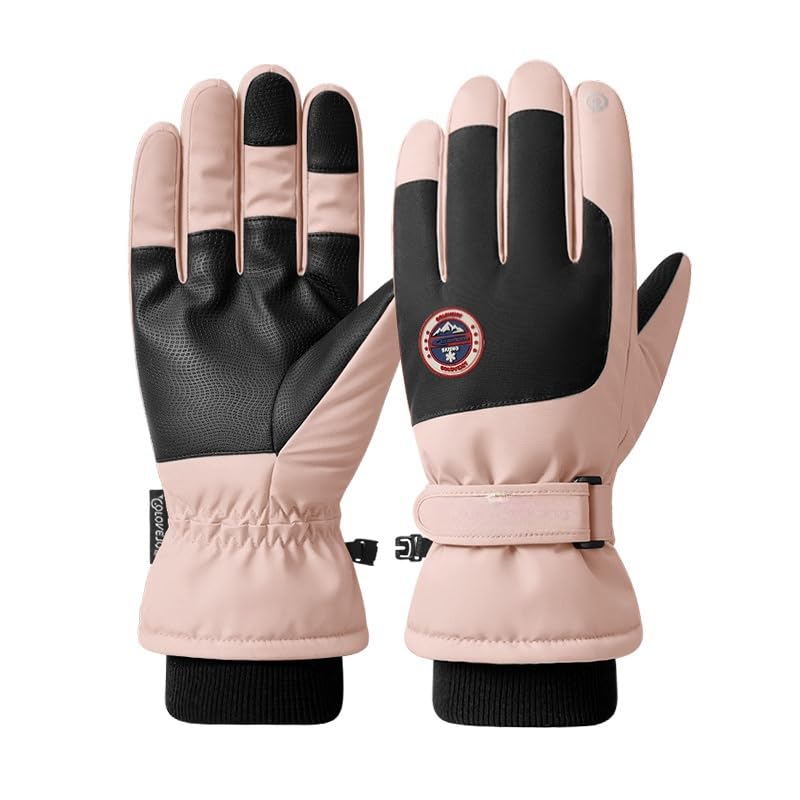 Winter Ski Snow Gloves for Men, Women, Youth | Touchscreen & Waterproof Cold Weather Hand Warming Gloves Winter Work Gloves