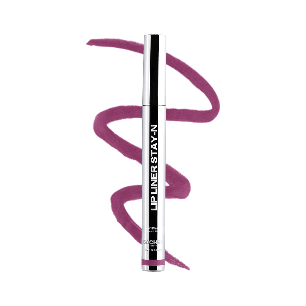 Sacheu Lip Liner STAY-N Peel Off Lip Stain — Long Lasting Matte Lip Tattoo Transfer Proof Lipstain Infused with Hyaluronic Acid & Vitamin E for All Skin Types — Vegan & Cruelty-Free, Deep Bundle