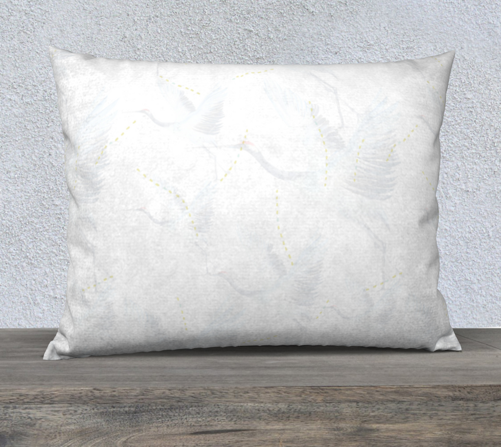 Birds in Flight Reversible Bedding Pillow