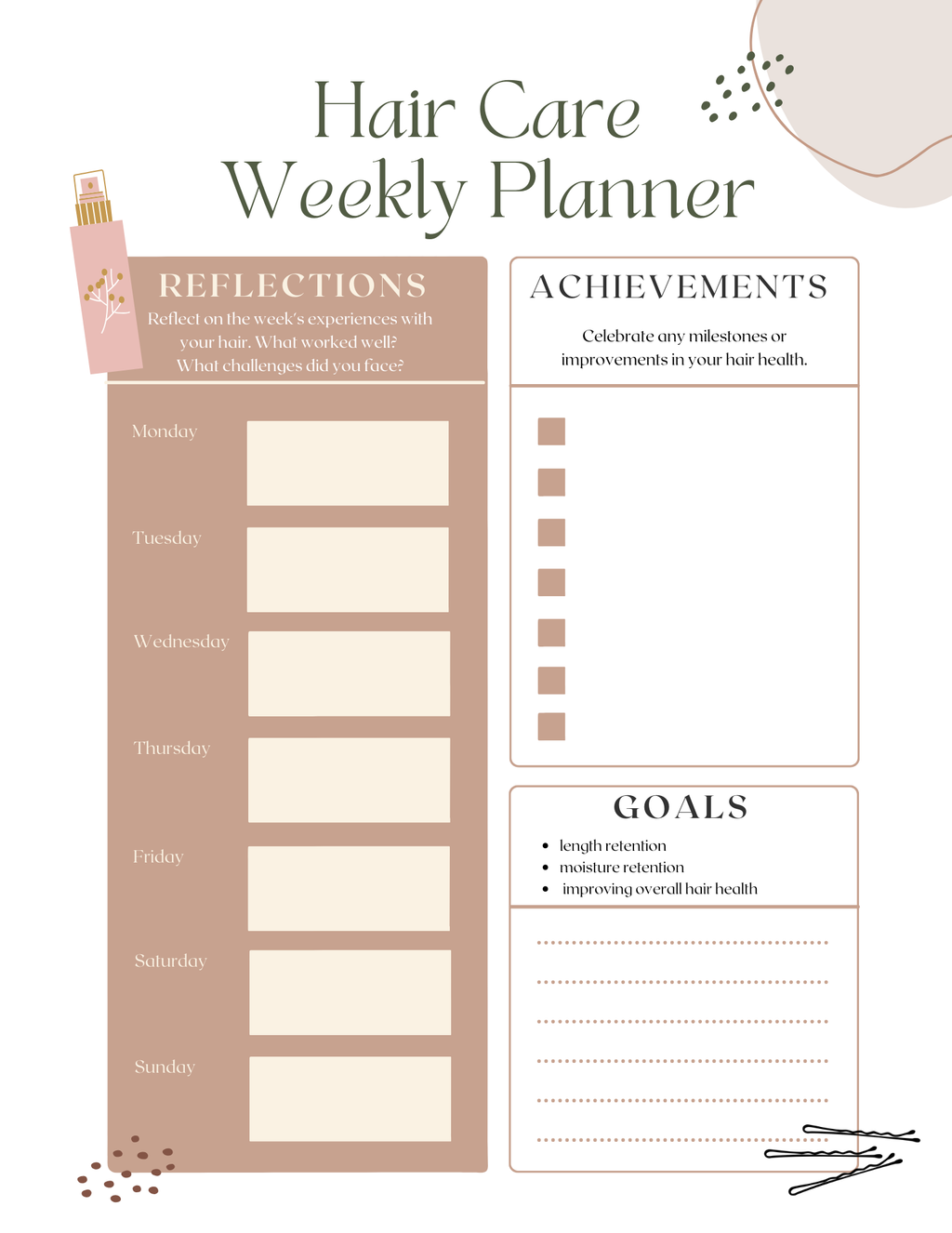 Hair Journey Journal