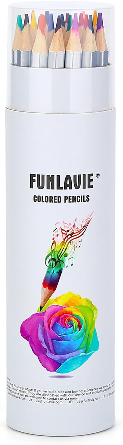 Funlavie Color Pencil set with sharpener