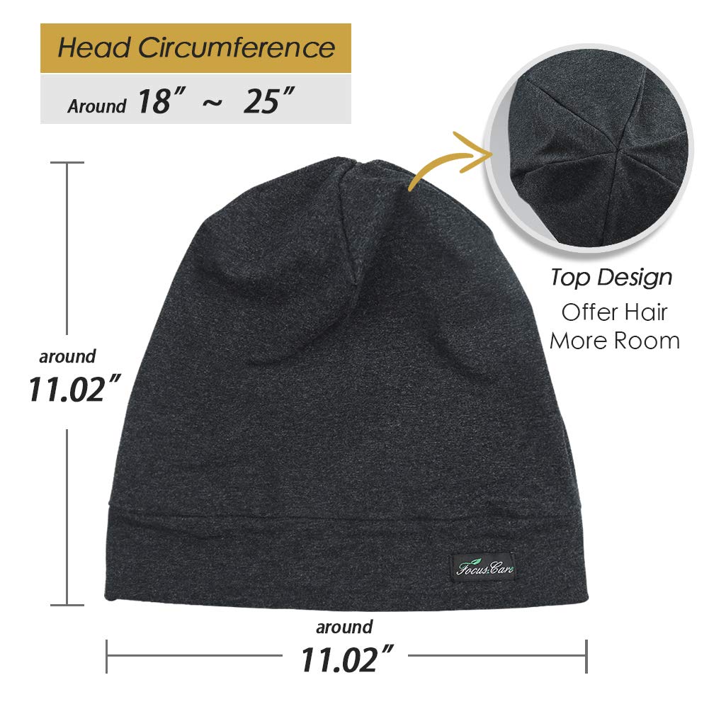 Adjustable Satin Lined Sleep Cap for Dreadlocks Curly Hair Large Head-Stay On Overnight