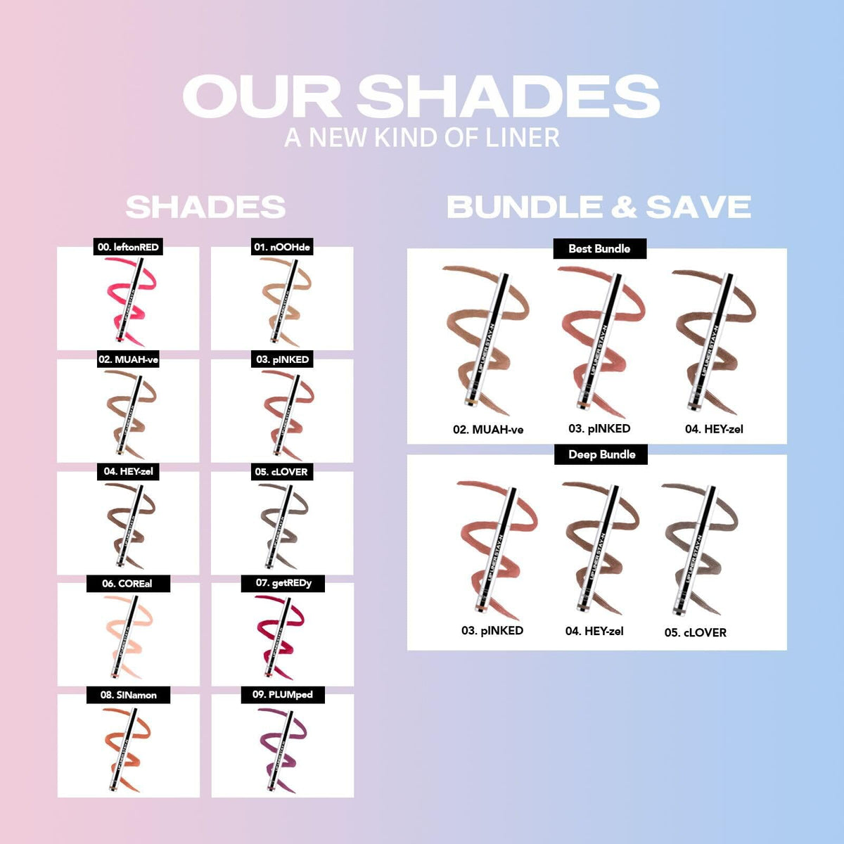 Sacheu Lip Liner STAY-N Peel Off Lip Stain — Long Lasting Matte Lip Tattoo Transfer Proof Lipstain Infused with Hyaluronic Acid & Vitamin E for All Skin Types — Vegan & Cruelty-Free, Deep Bundle