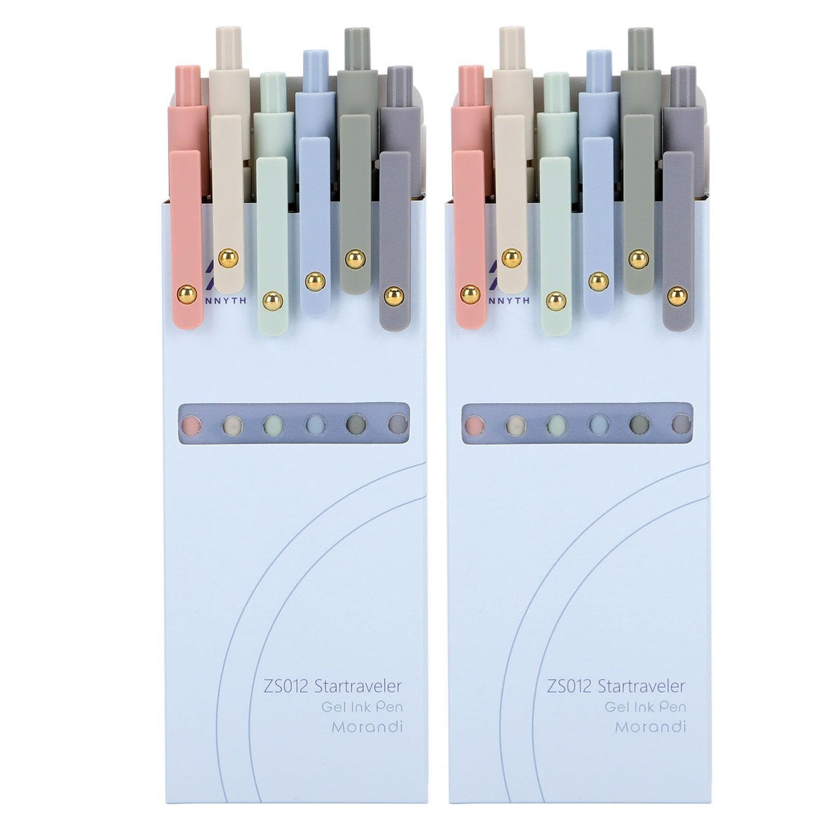 Ddaowanx Colored Gel Pens, 0.5mm Fine Point Retractable,Colorful Pens for Journaling,School Supplies, Gifts for Nurse and Teens, Stockings Stuffers for Women(6Pcs-Aesthetic Colors)