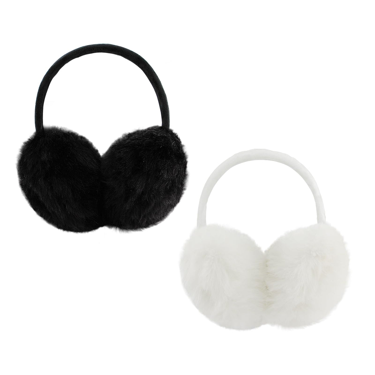 POXIMI Women Winter Earmuffs Girl Ski Adjustable Ear Covers for Cute Bow Ear Warmer Outdoor Earmuff Fleece Lining