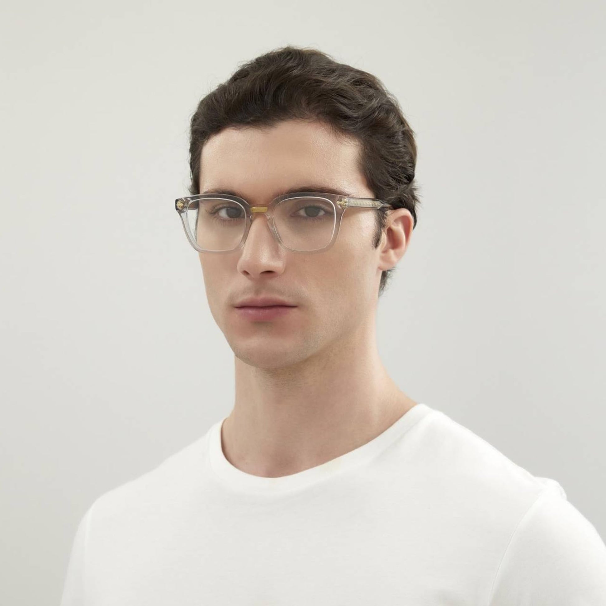 Gucci GG0184O Square Shape Eyeglasses + Bundle with eSHADES Luxury Eyewear Kit