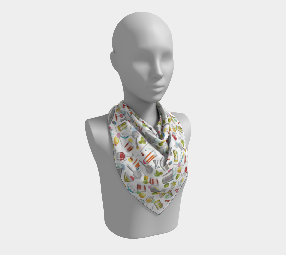 Open Bar Long Scarf Shawl