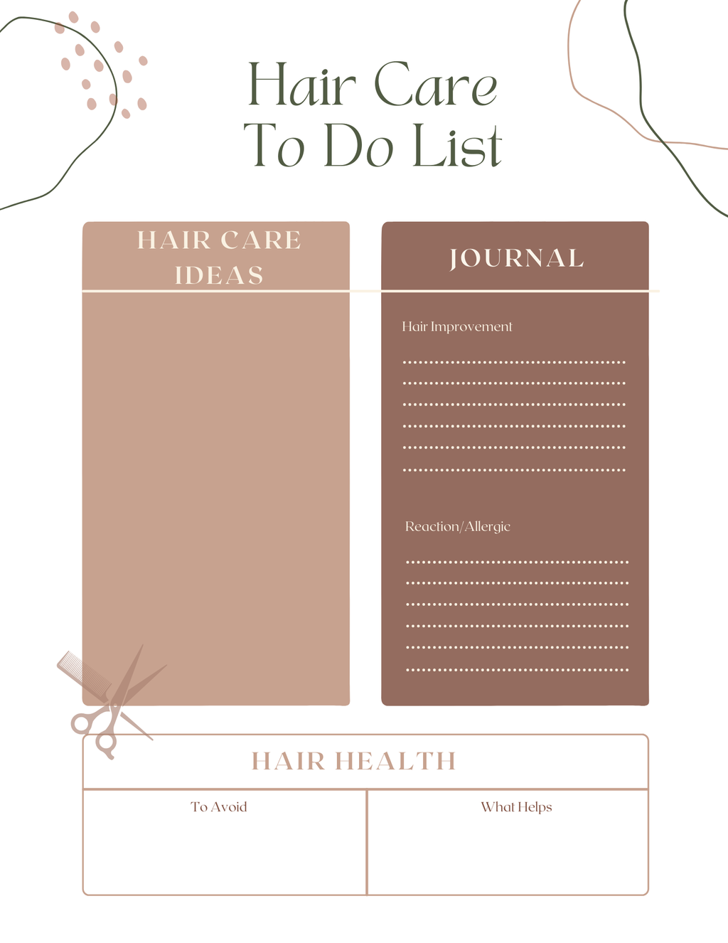 Hair Journey Journal