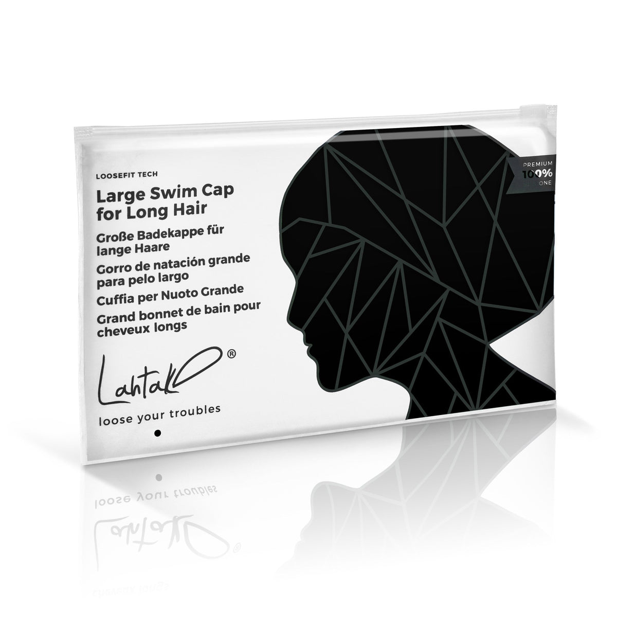 Large Swim Cap for Long Hair - Waterproof Durable Silicone Swimming Cap for Braids, Dreadlocks, Weaves, Afros, Curls – Swim Caps for Women & Men – Anti-Leak Seal for Pool, Beach, Laps & Water Workouts