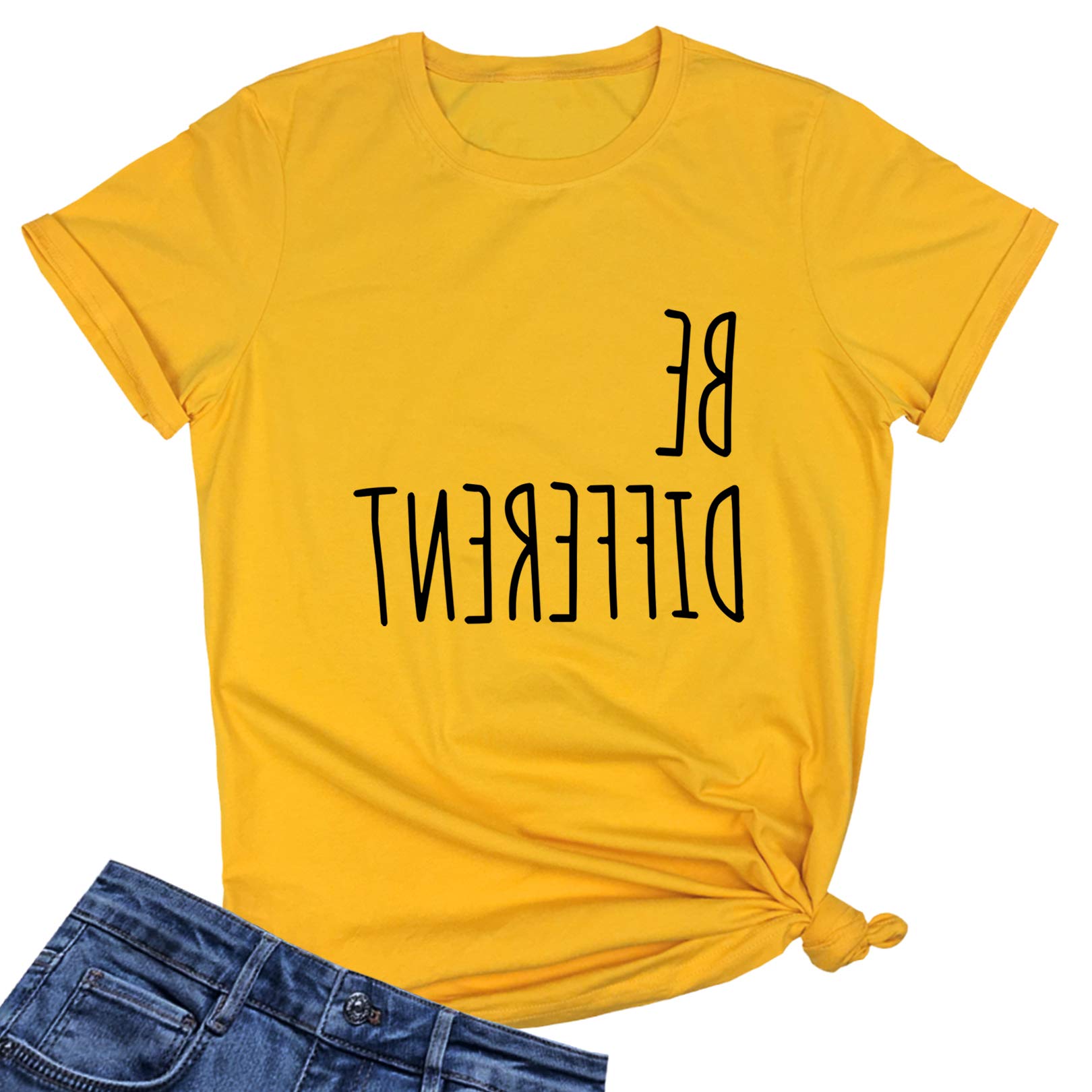 LOOKFACE Women's Cute T Shirt Junior Tops Teen Girls Graphic Tees