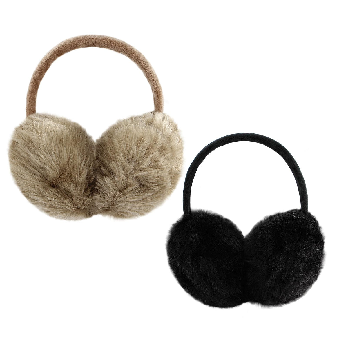 POXIMI Women Winter Earmuffs Girl Ski Adjustable Ear Covers for Cute Bow Ear Warmer Outdoor Earmuff Fleece Lining