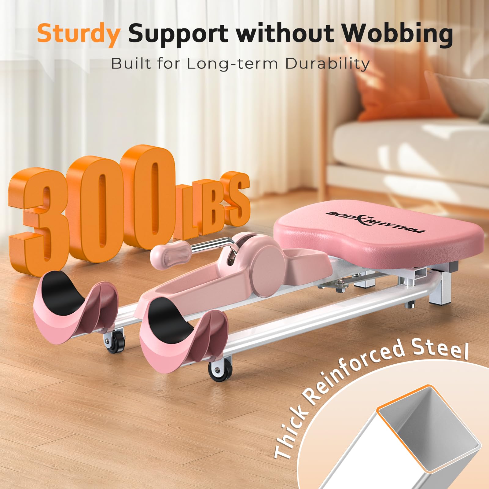 BODY RHYTHM Leg Stretcher - Split Machine for Leg Stretching - Flexibility Stretching Equipment - Ballet, Yoga, Dance, Martial Arts, MMA - Home Yoga Gym Fitness
