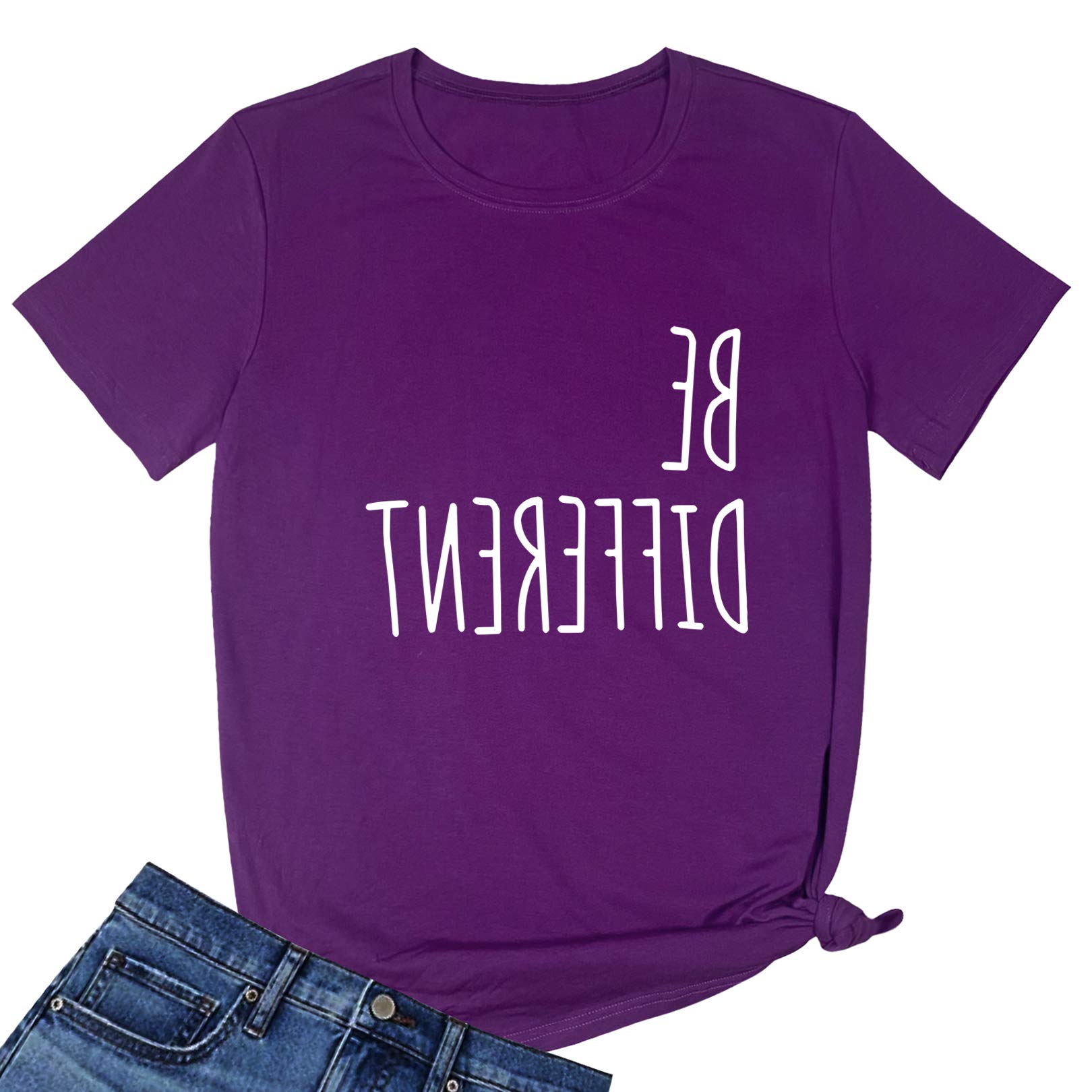 LOOKFACE Women's Cute T Shirt Junior Tops Teen Girls Graphic Tees