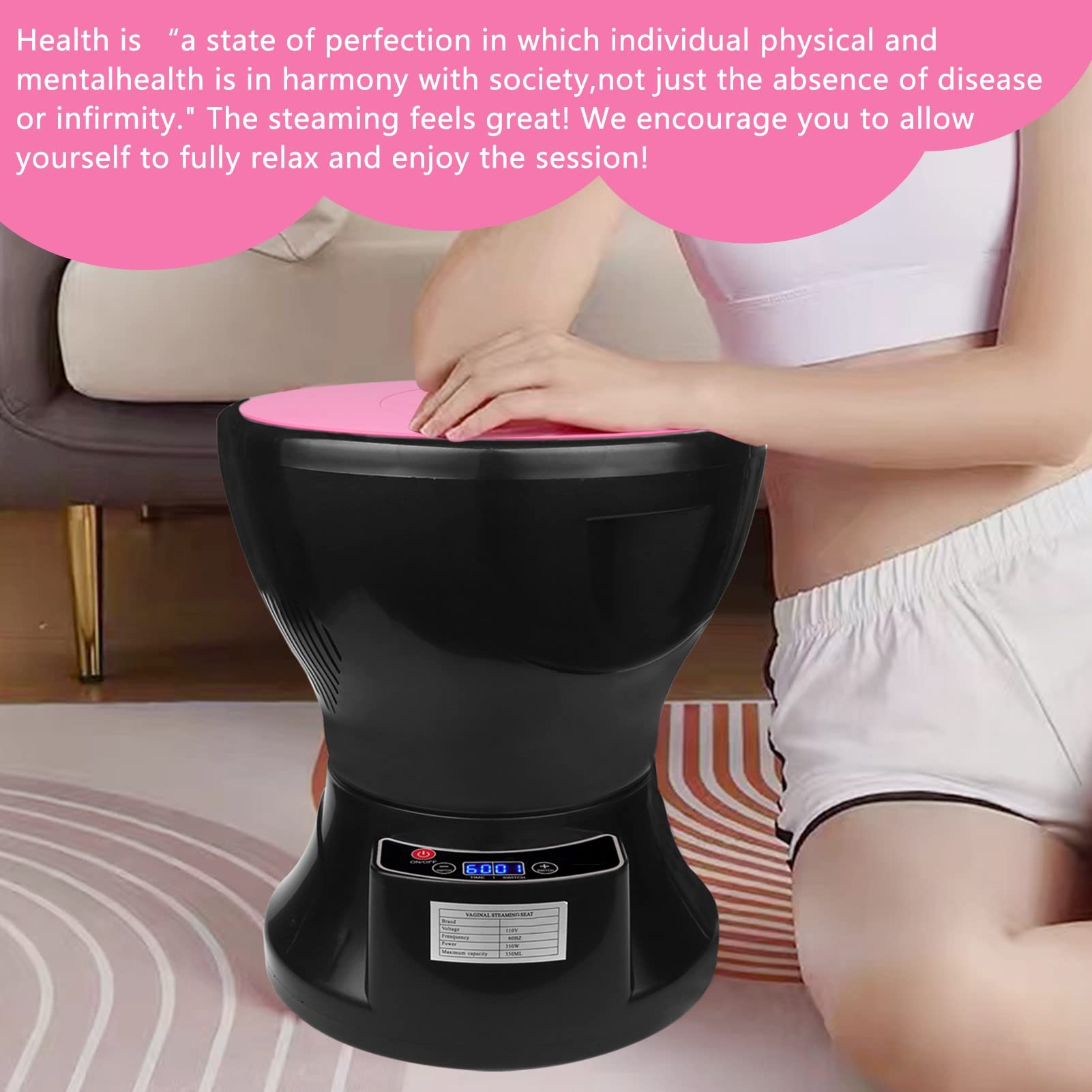 Yoni Steam Pot, Yoni Steam Kit, V Steam at Home Kit with 20 Bags Yoni Herbs, Yoni Seat for Women V Cleaning, Ph Balance, Postpartum Care and more
