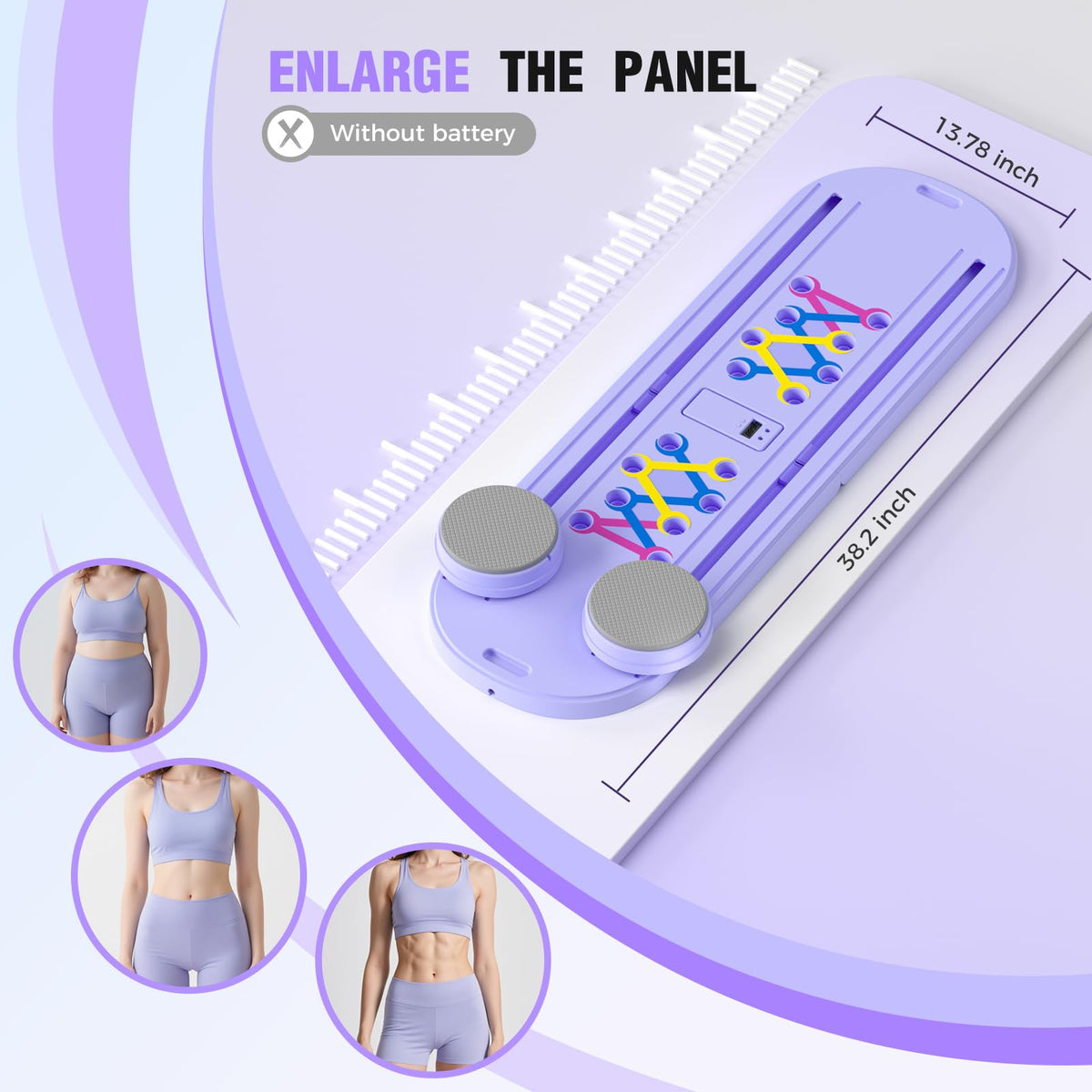 Pilates Reformer, Foldable Pilates Board, 7-in-1 Multi-Function Pilates Equipment, Home Pilates Set, Full Body Workout, Universal Portable Gym Equipment for Core Strength and Pilates Training