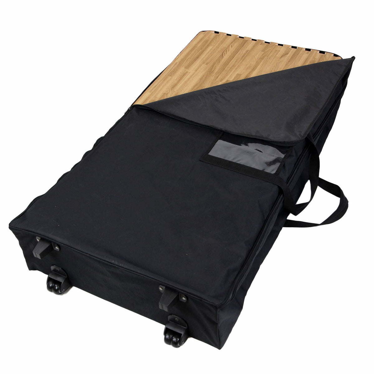 IncStores Foam Flooring Tiles Carrying Case | Easy Transportation of High-Density Interlocking Foam Tiles for Floor Protection in Your Trade Show, Exercise, and Play Areas