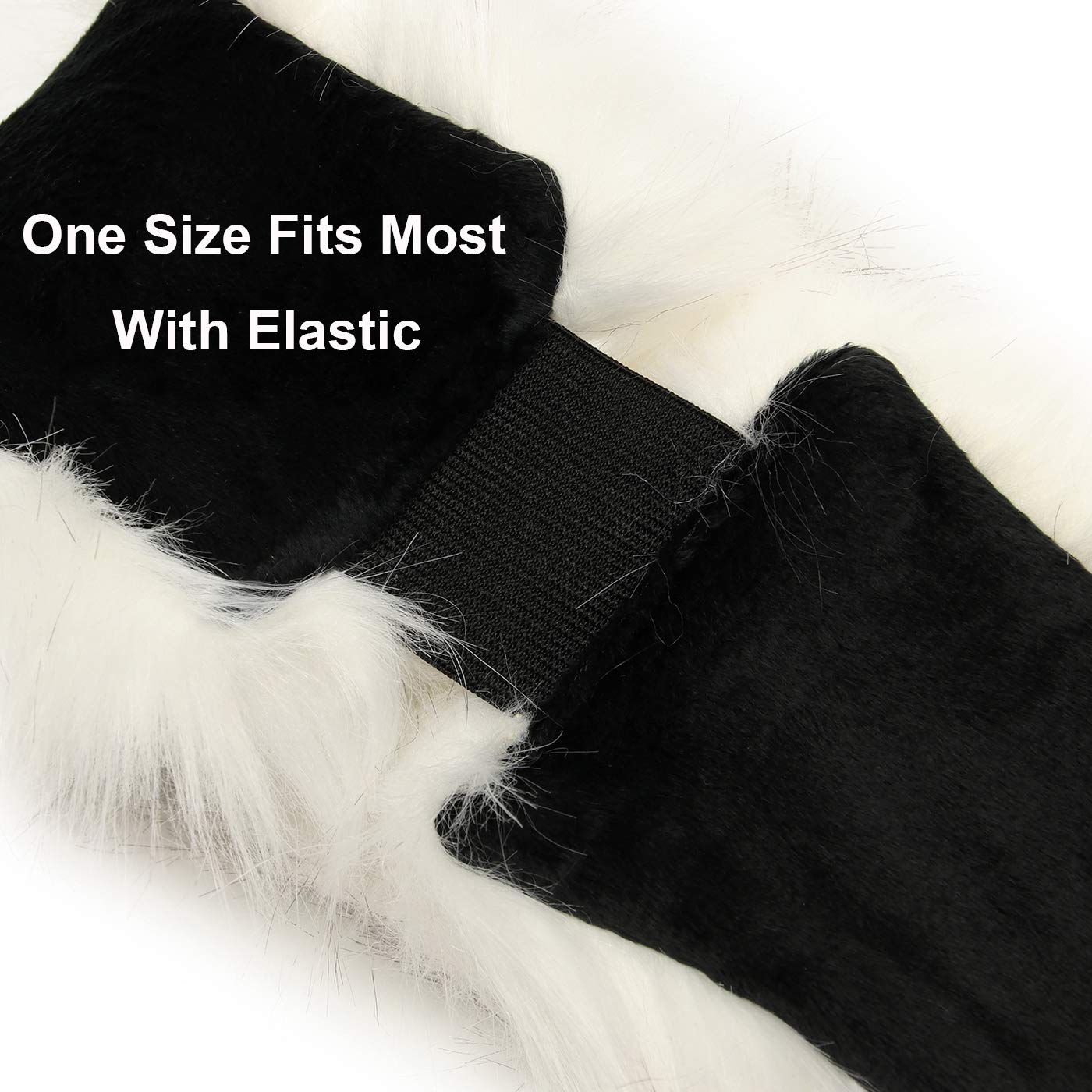 LA CARRIE Faux Fur Headband with Stretch Women's Winter Earwarmer Earmuff