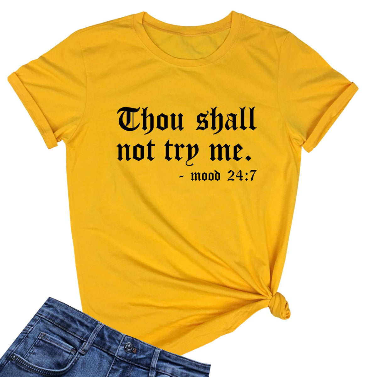 LOOKFACE Women Graphic Cute T Shirts Funny Tees