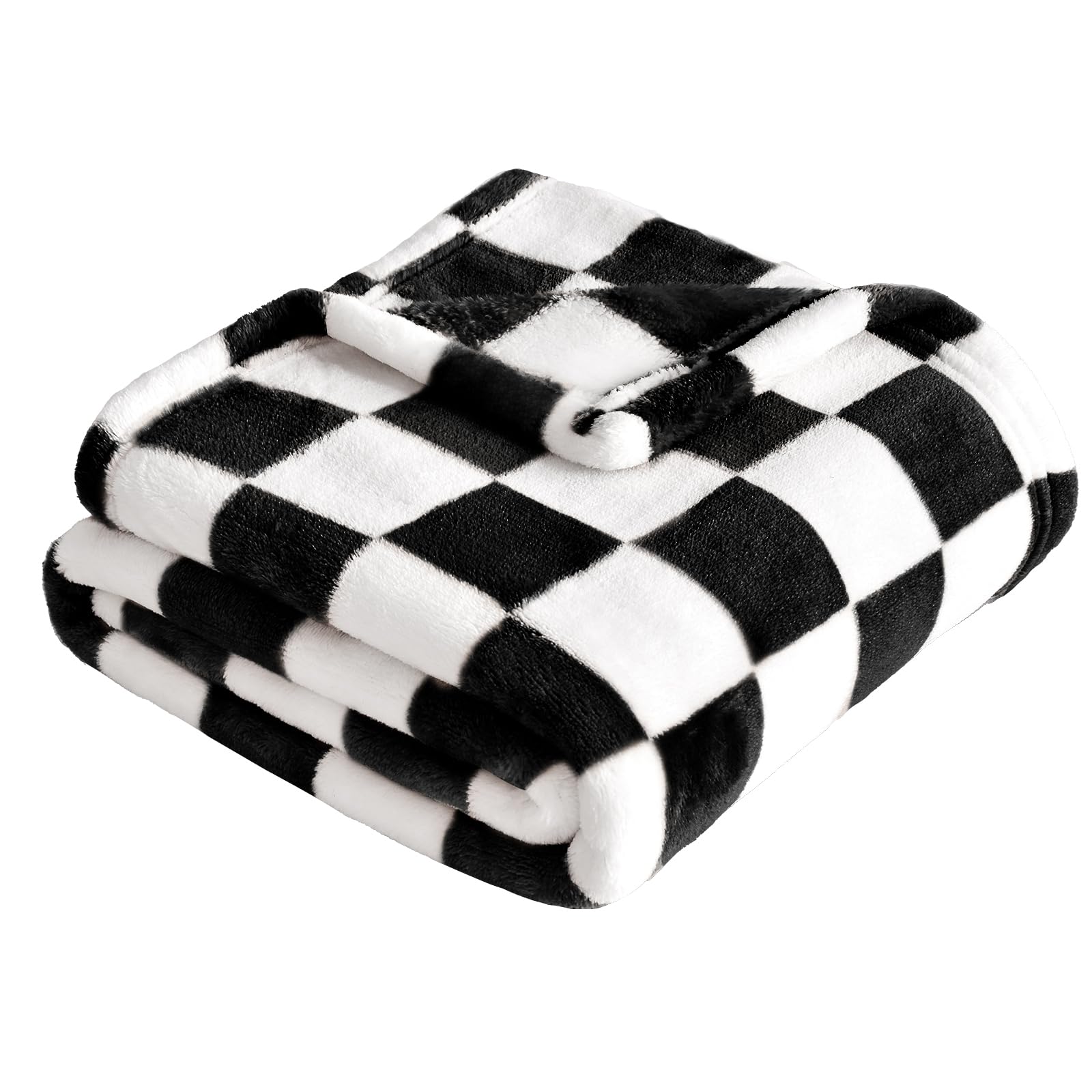 Yurhap Checkered Baby Blanket Fleece Baby Blankets Neutral for Boys Girls, Super Soft Warm Lightweight Infant Toddler Newborn Receiving Blankets for Crib Stroller, 30''x40'', Khaki
