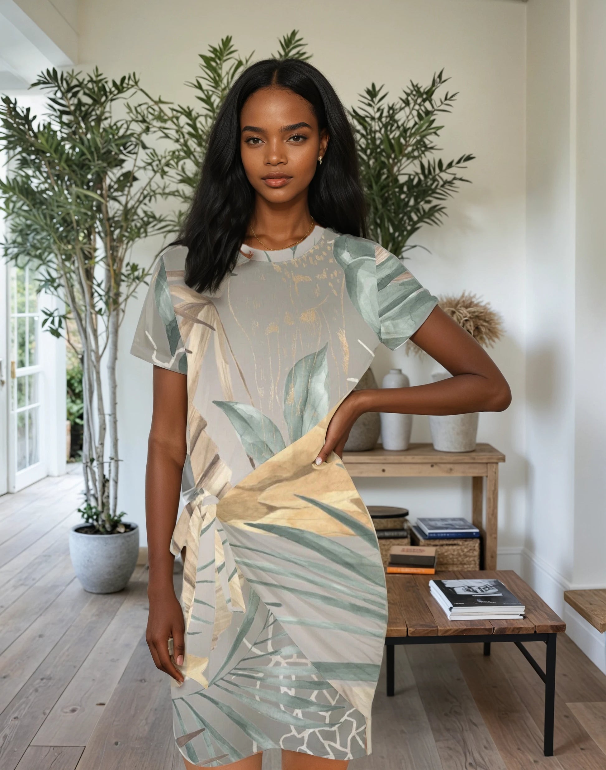 Luxe Goddess Tie Dress