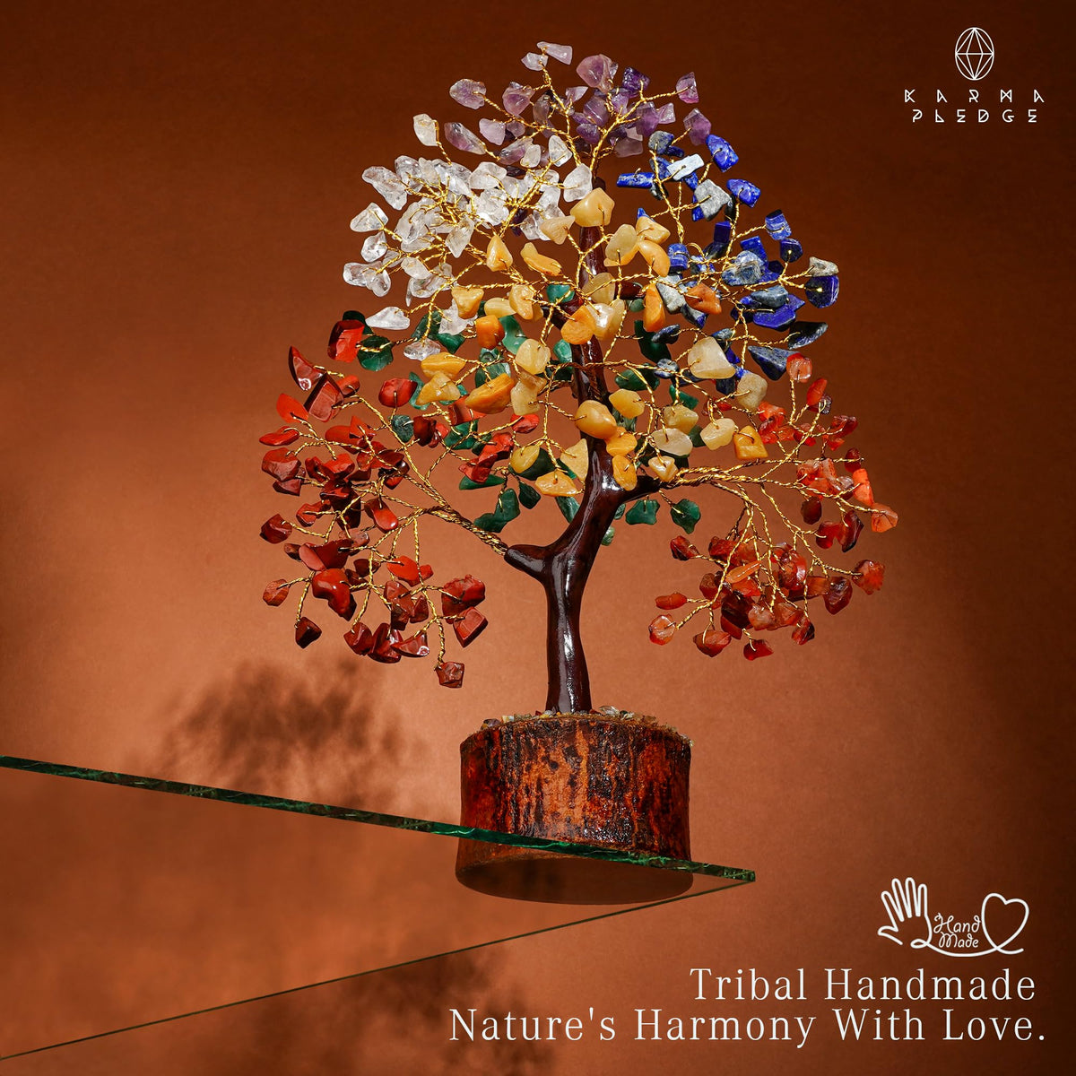 Rose Quartz Crystal Trees for Home Decor, Office Desk Decoration, Chakra Healing Crystals and Stone for Positive Energy, Money, Good Luck, Tree of Life Spiritual Birthday Gifts for Women and Mom