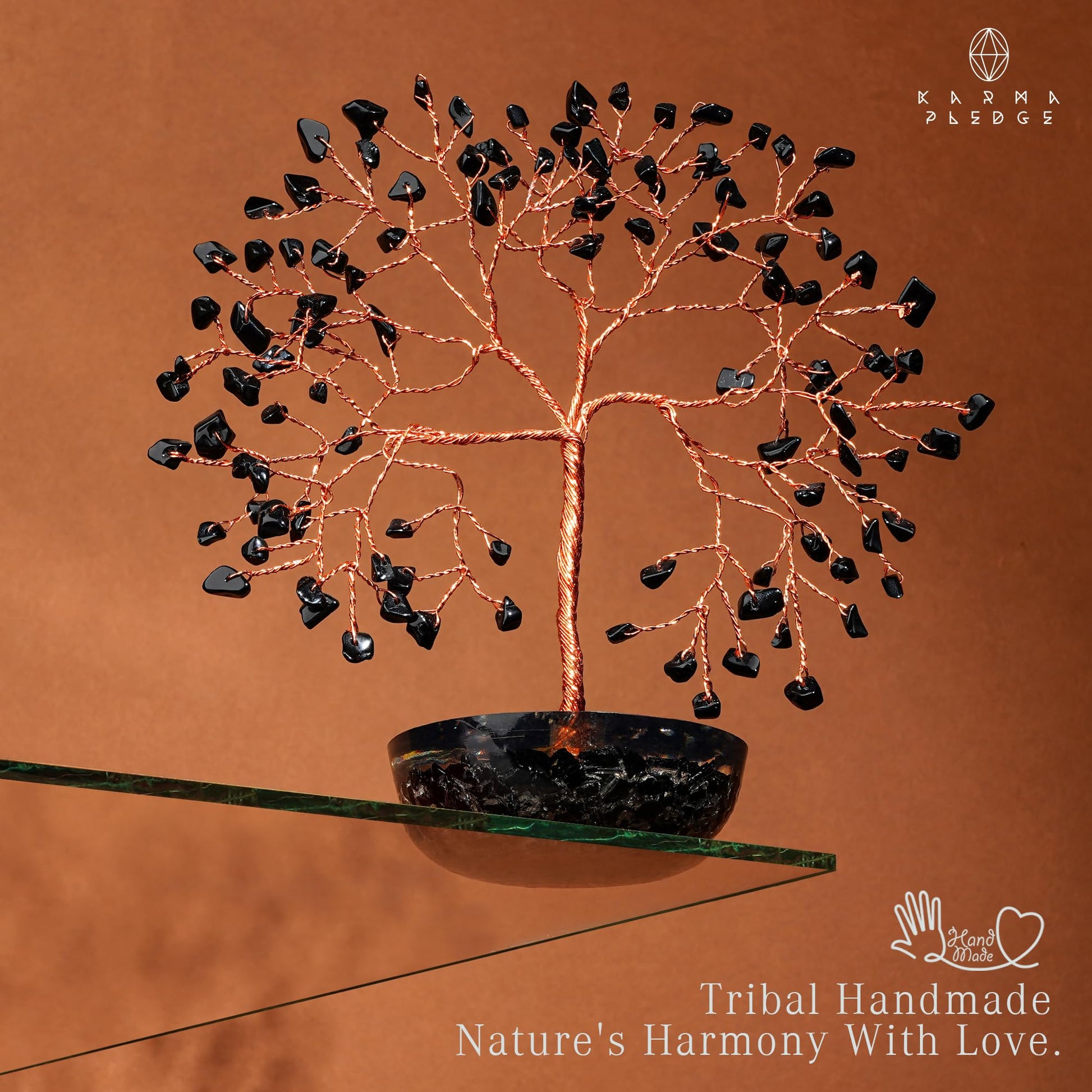 Rose Quartz Crystal Trees for Home Decor, Office Desk Decoration, Chakra Healing Crystals and Stone for Positive Energy, Money, Good Luck, Tree of Life Spiritual Birthday Gifts for Women and Mom