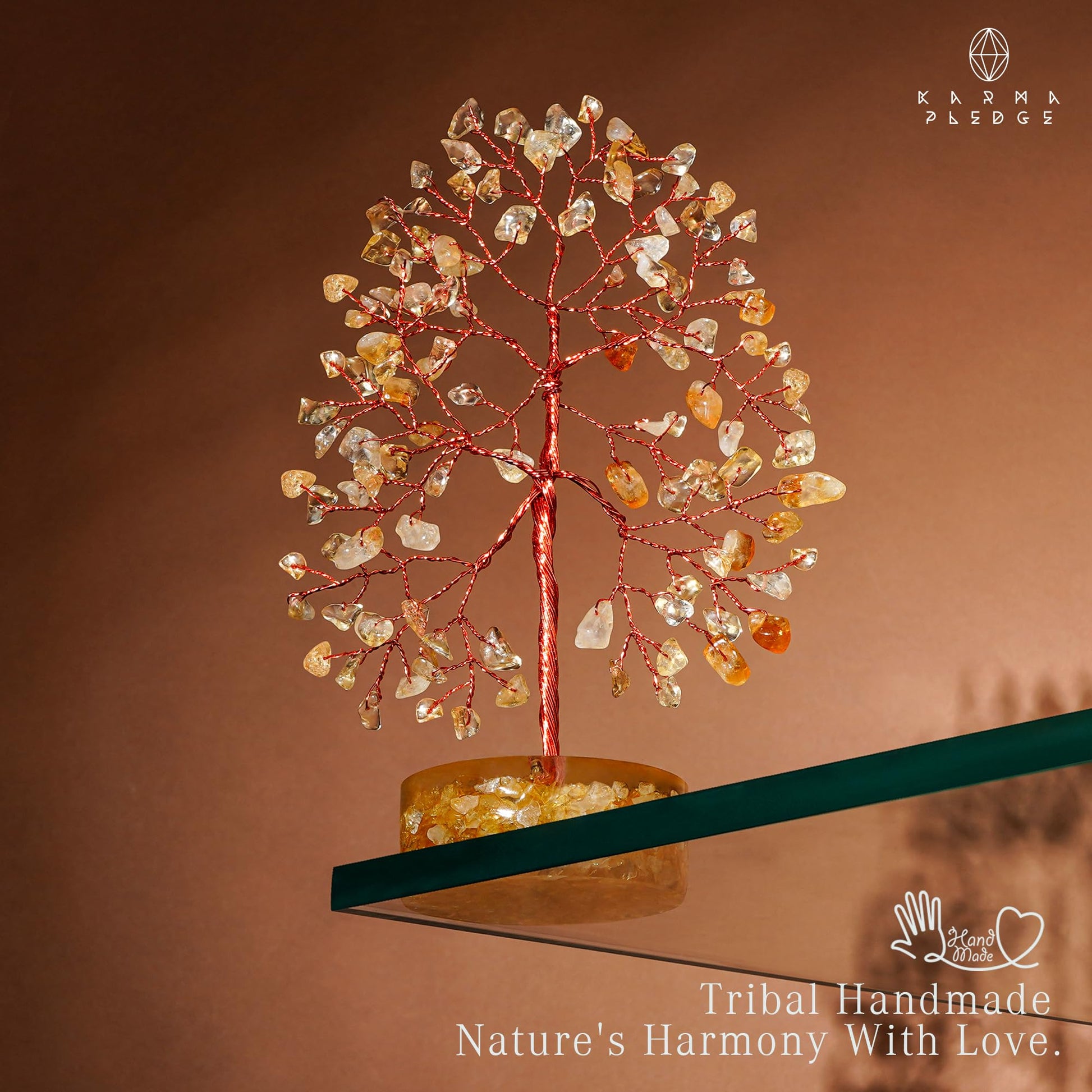 Rose Quartz Crystal Trees for Home Decor, Office Desk Decoration, Chakra Healing Crystals and Stone for Positive Energy, Money, Good Luck, Tree of Life Spiritual Birthday Gifts for Women and Mom