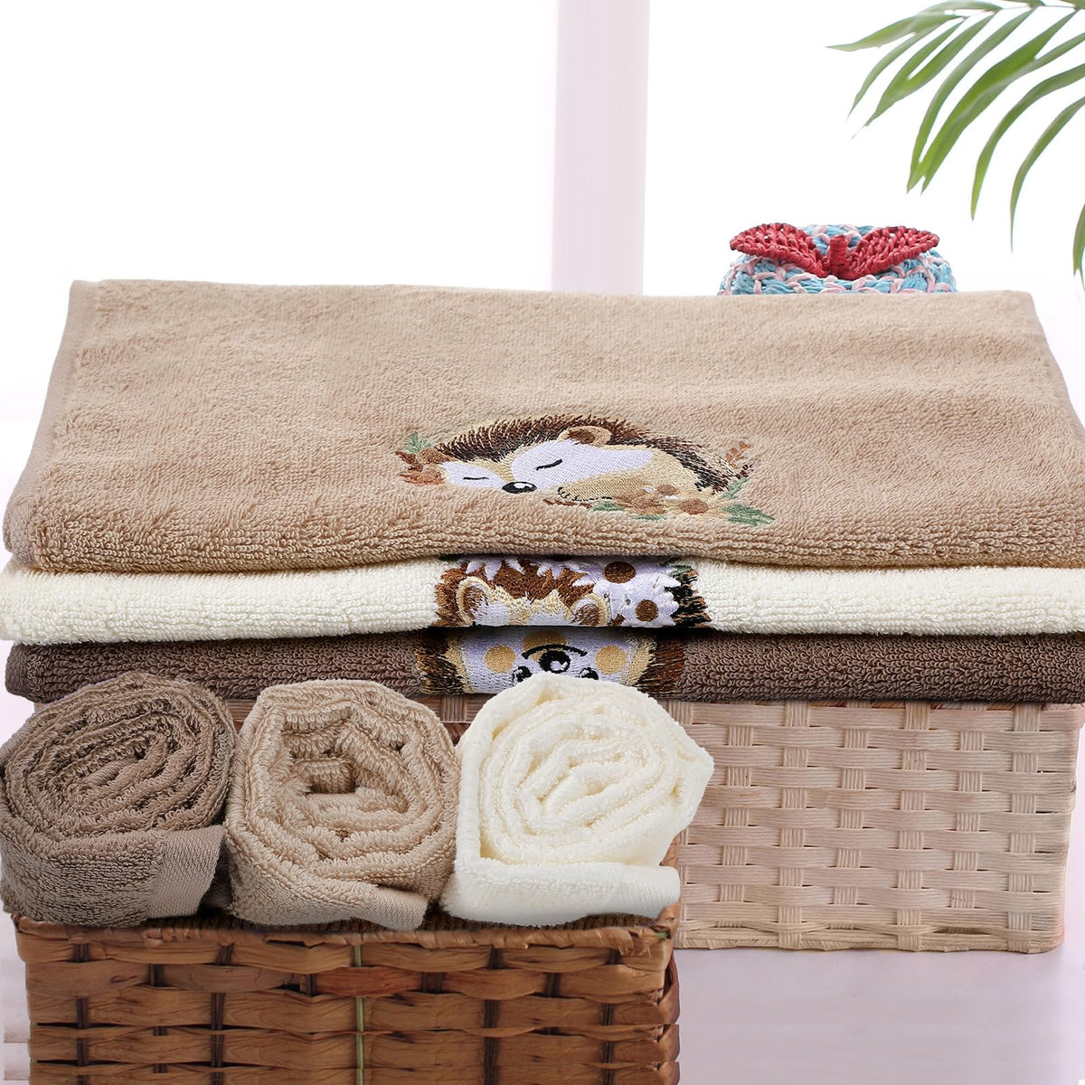 3 Pcs African Woman Hand Towels Black Girl African American Bathroom Home Decor Boho Decorative Farmhouse 100% Cotton Embroidered Towels for Bathroom Kitchen 13. 3 x 29. 5''