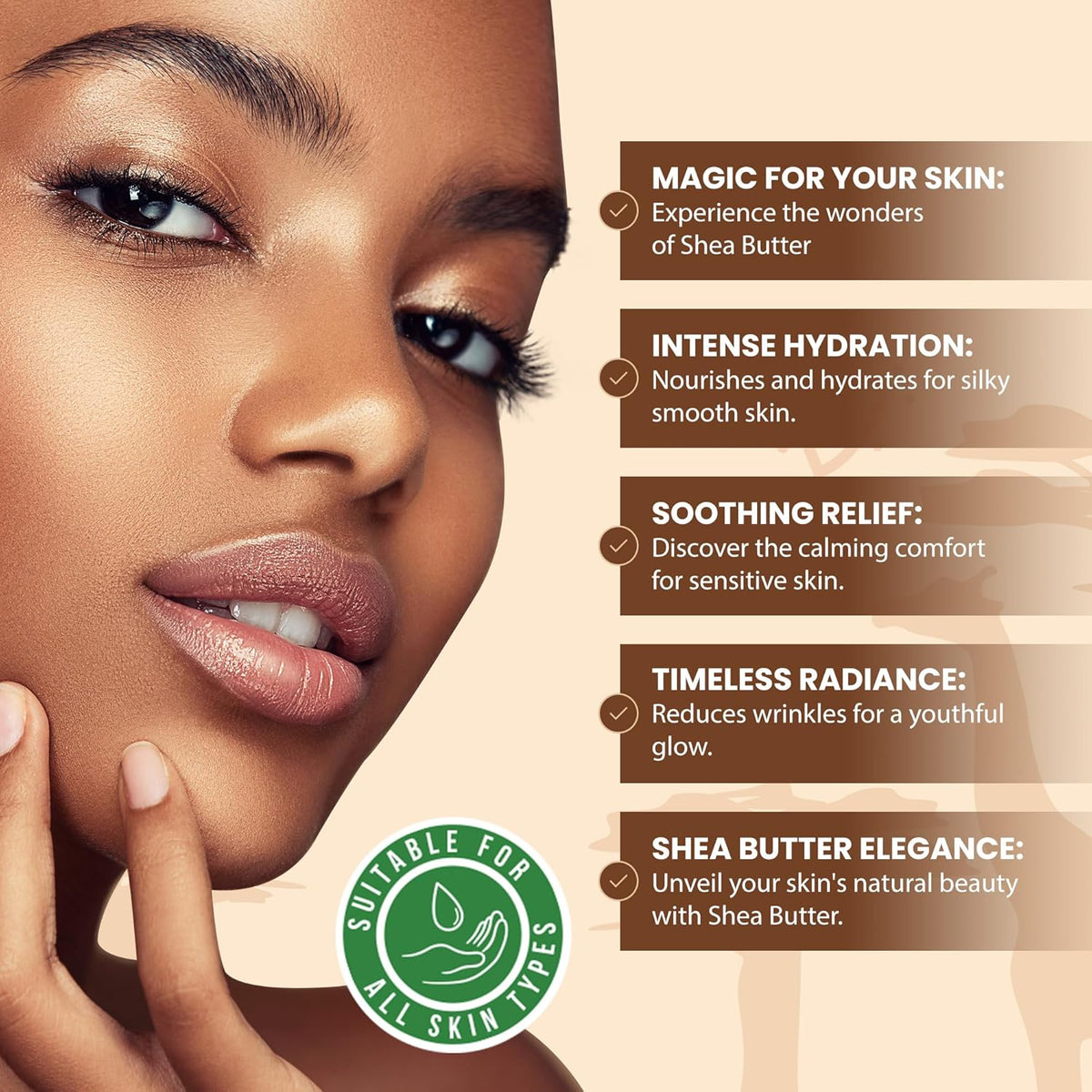 Plant Guru Raw African Shea Butter 8 oz. 100% Pure Natural Unrefined YELLOW - Ideal Moisturizer For Dry Skin, Body, Face And Hair Growth. Great For DIY Soap and Lip Balm Making.