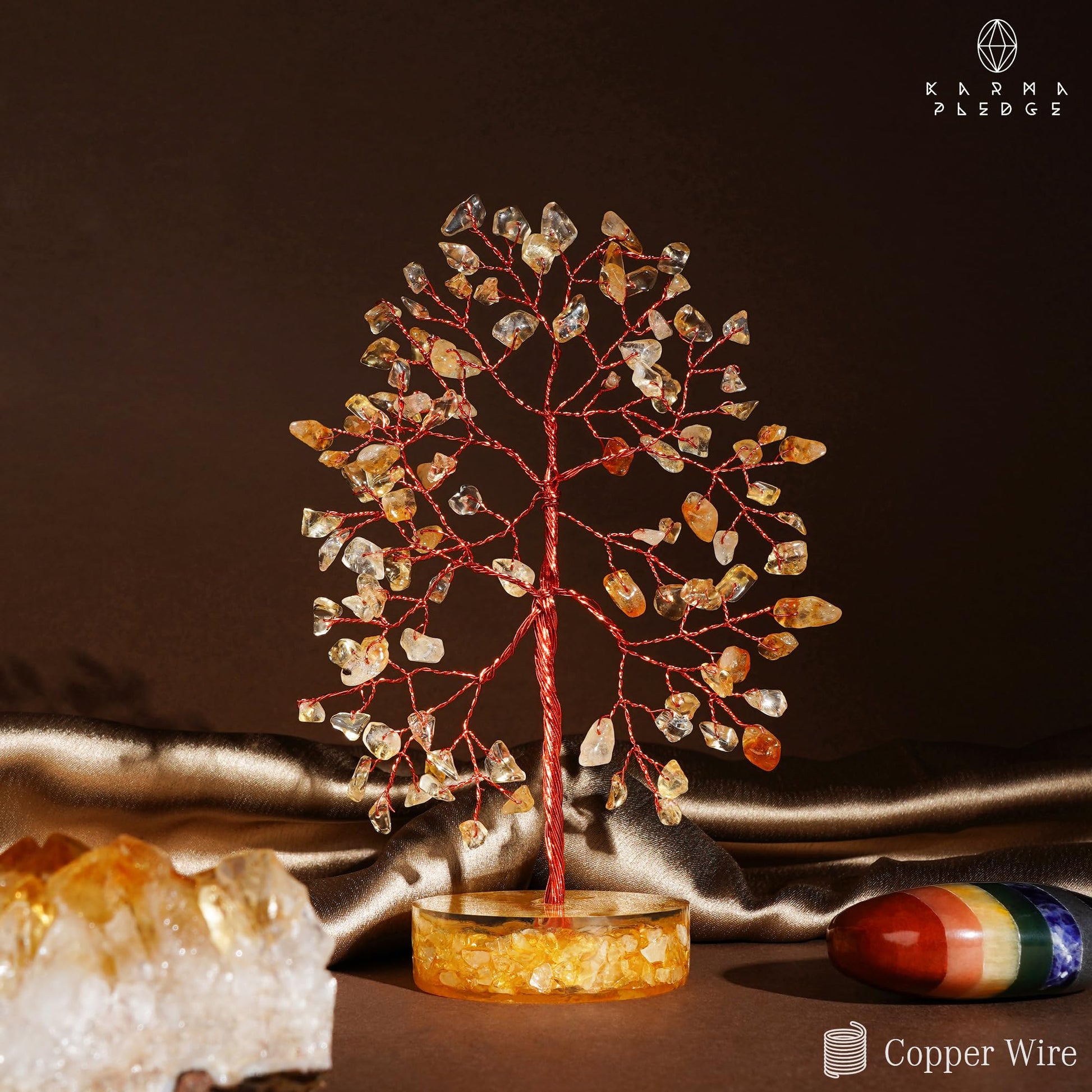 Rose Quartz Crystal Trees for Home Decor, Office Desk Decoration, Chakra Healing Crystals and Stone for Positive Energy, Money, Good Luck, Tree of Life Spiritual Birthday Gifts for Women and Mom
