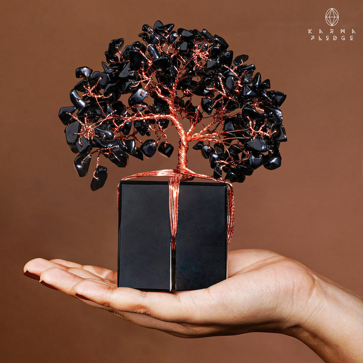 Crystal Tree of Life 7 Chakra Healing Crystals Trees for Home Decor, Office Desk Decor, Boho Decor, Handmade Bonsai Trees for Positive Energy, Money, Good Luck Birthday Gifts for Women, Mom