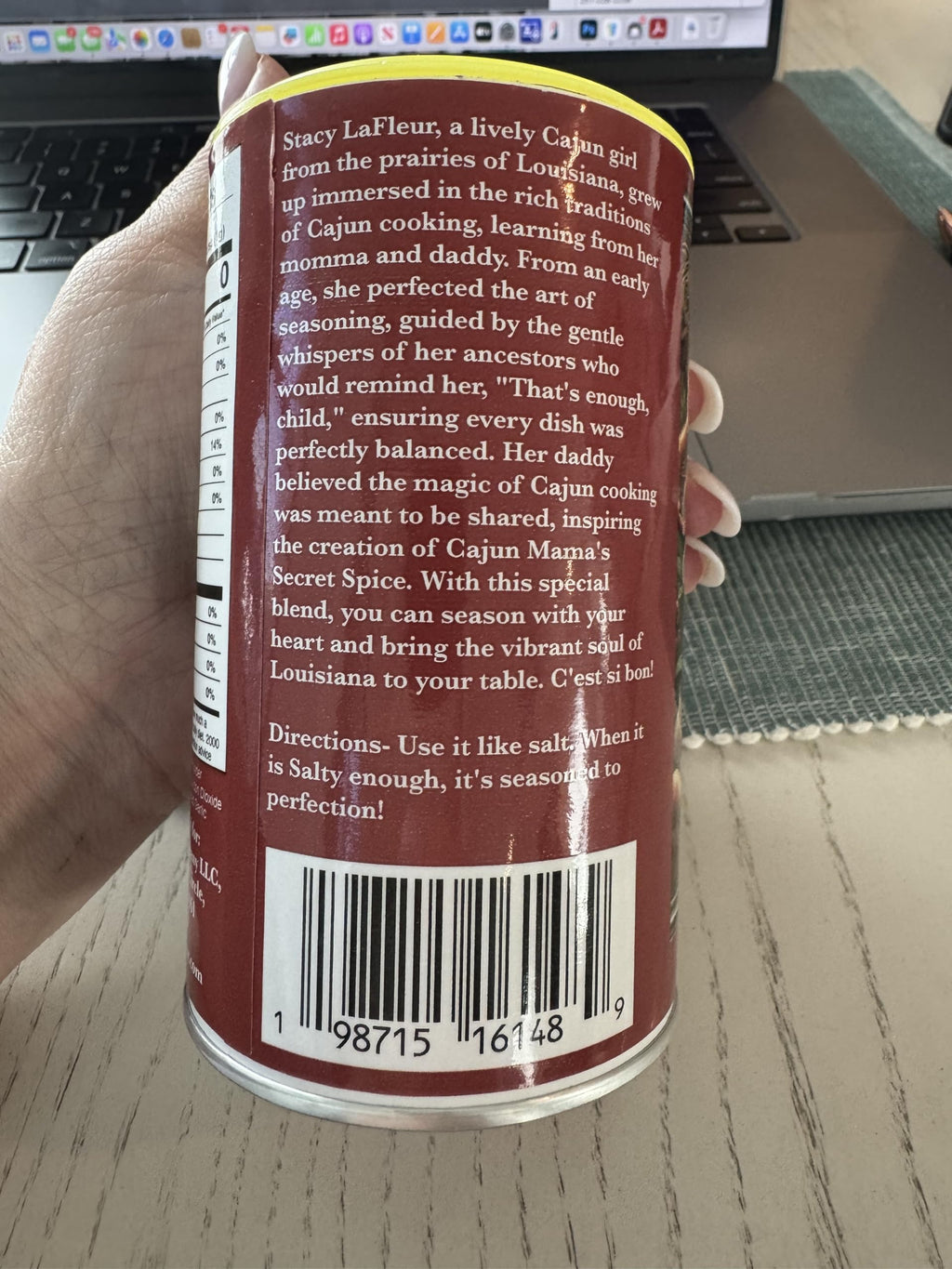 Momma LaFleur's Secret Cajun Spice Blend