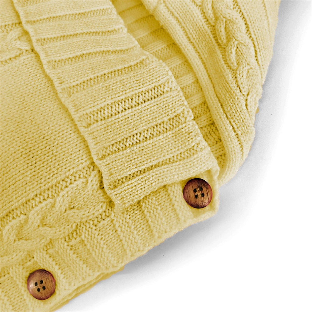 XMWEALTHY Newborn Baby Wrap Swaddle Blanket Knit Sleeping Bag Sleep Sack Stroller Wrap for Baby(Beige) (0-6 Month)