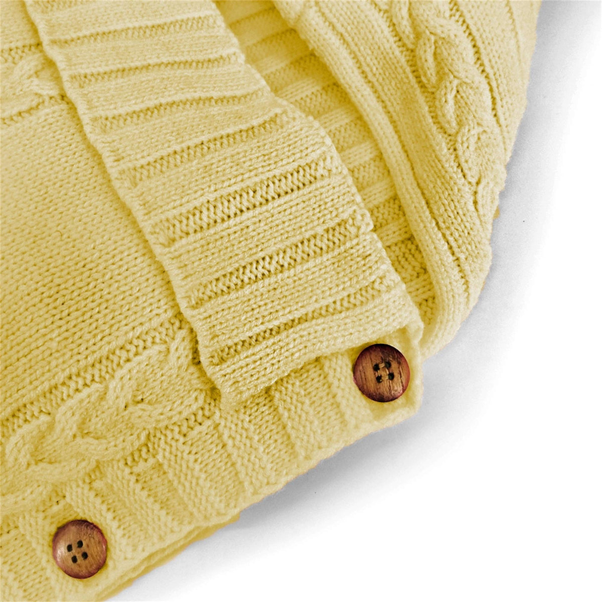 XMWEALTHY Newborn Baby Wrap Swaddle Blanket Knit Sleeping Bag Sleep Sack Stroller Wrap for Baby(Beige) (0-6 Month)
