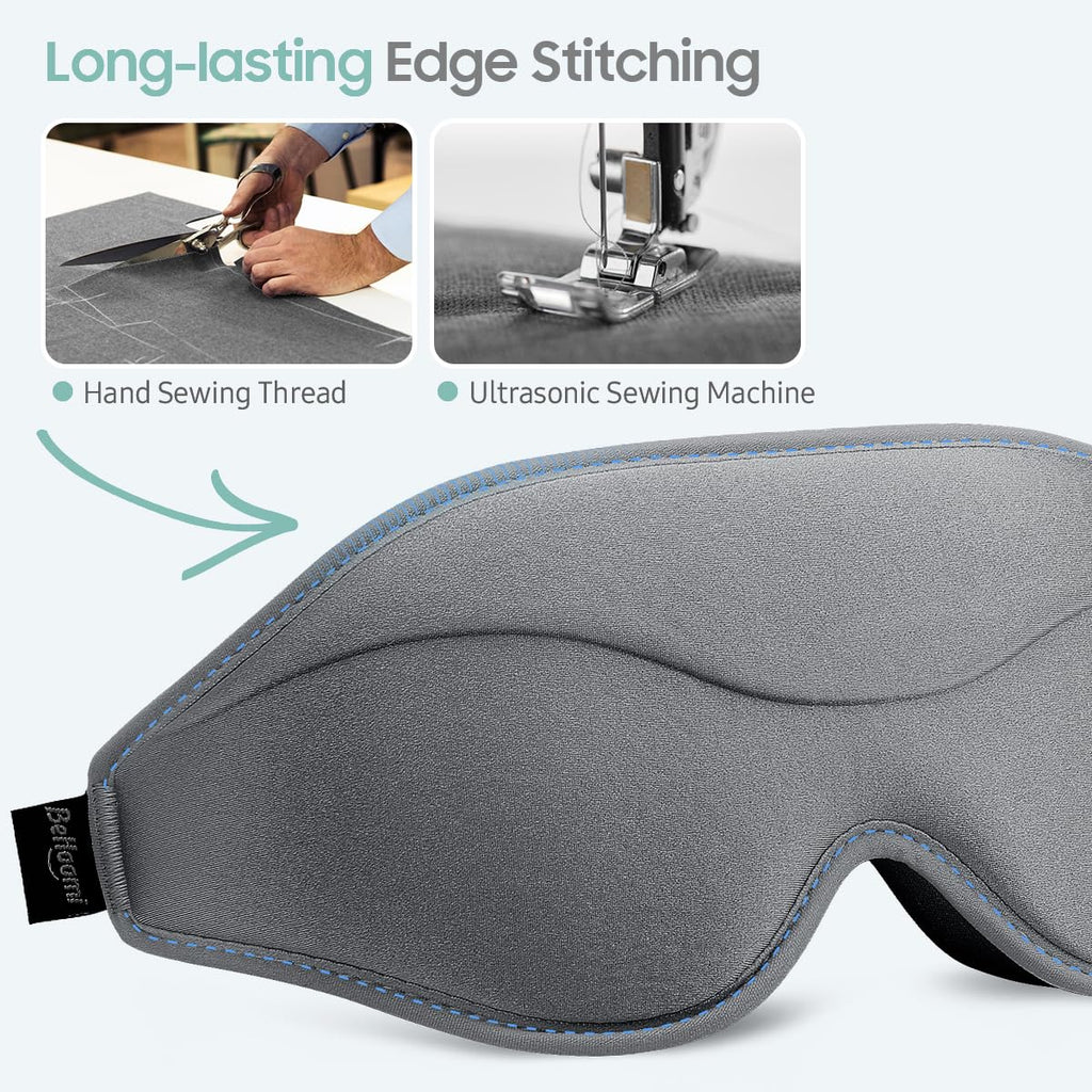 Sleep Mask, Premium Eye Mask for Sleeping, Total Blackout, Super Soft Comfort, Adjustable Fit, Upgraded 3D Ergonomic Designed Sleeping Mask for Home, Office, Travel, Meditation, Yoga, Pink