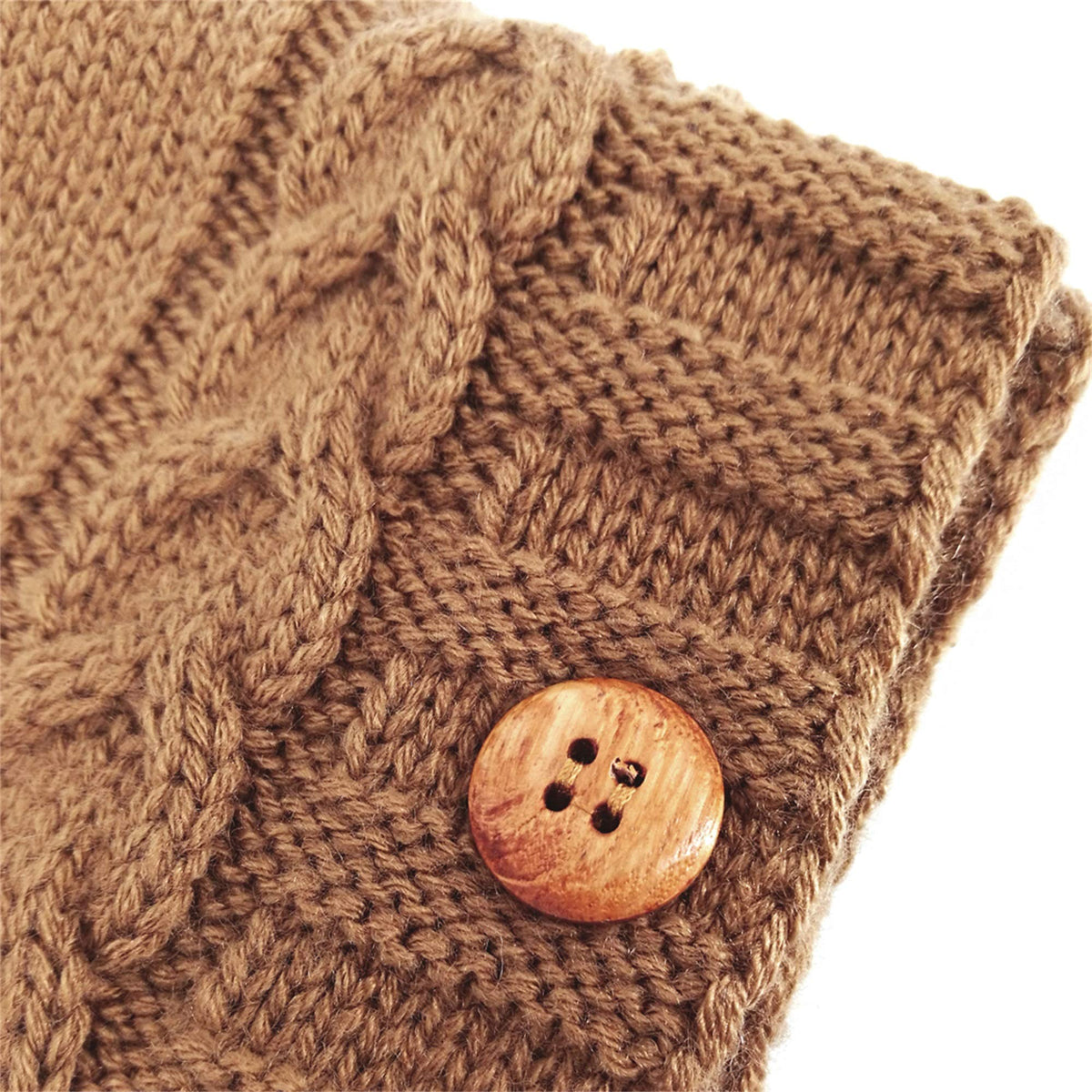 XMWEALTHY Newborn Baby Wrap Swaddle Blanket Knit Sleeping Bag Sleep Sack Stroller Wrap for Baby(Beige) (0-6 Month)