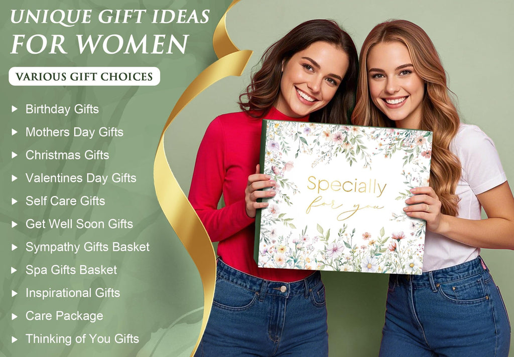 Self Care Gifts for Women Get Well Soon Gifts, Birthday Gifts for Women Care Package, Sympathy Gift Baskets Spa Gifts Set, Thinking of You Inspirational Christmas Gifts for Mom Her Friend Sister Wife