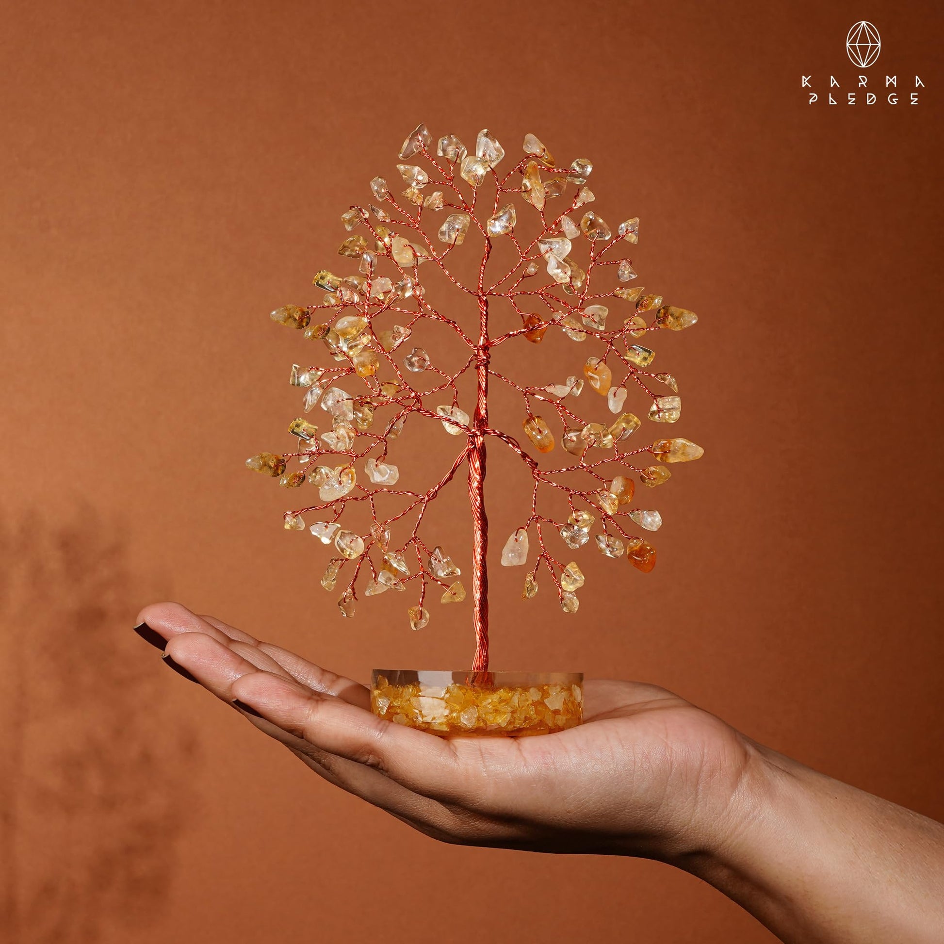 Rose Quartz Crystal Trees for Home Decor, Office Desk Decoration, Chakra Healing Crystals and Stone for Positive Energy, Money, Good Luck, Tree of Life Spiritual Birthday Gifts for Women and Mom