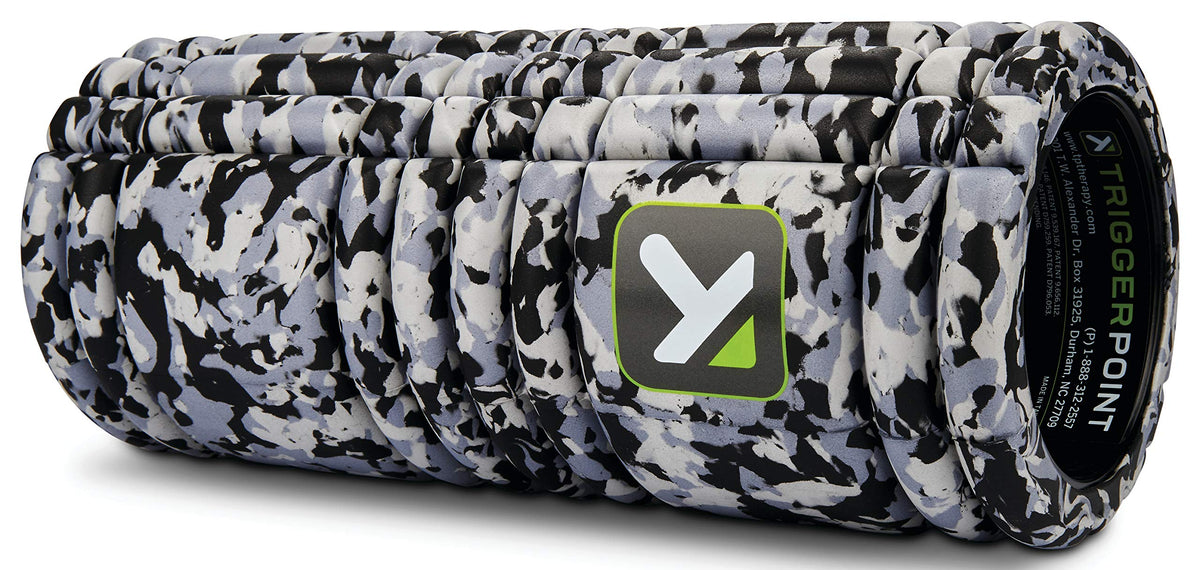 TriggerPoint Grid 1.0 Foam Roller - 13" Multi-Density Massage Roller for Deep Tissue & Muscle Recovery - Relieves Tight, Sore Muscles & Kinks, Improves Mobility & Circulation - Targets Key Body Parts