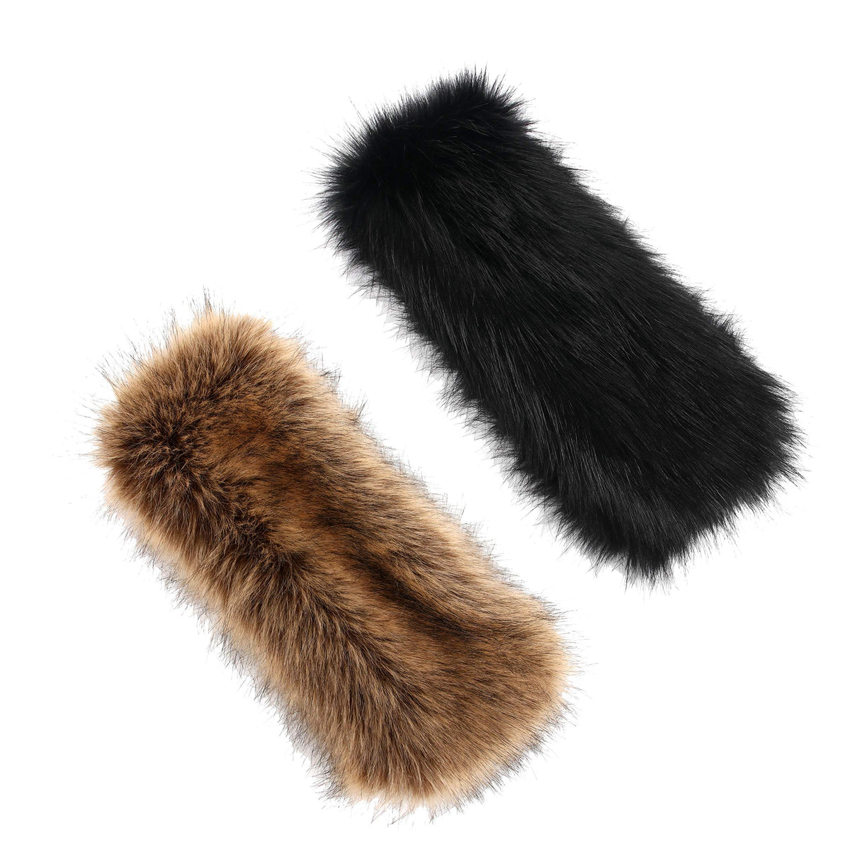 LA CARRIE Faux Fur Headband with Stretch Women's Winter Earwarmer Earmuff