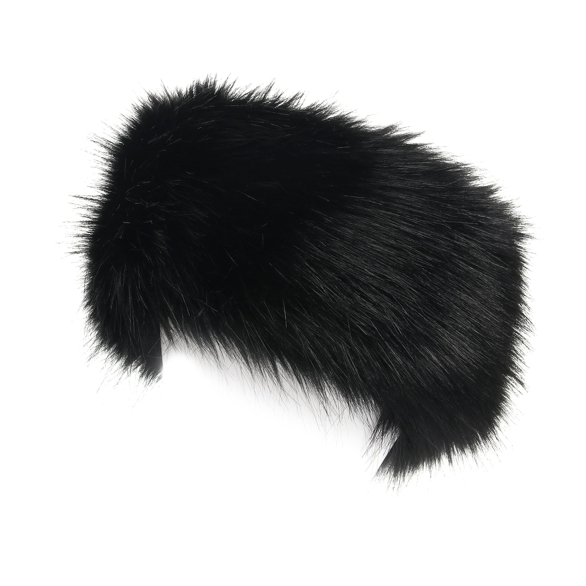 LA CARRIE Faux Fur Headband with Stretch Women's Winter Earwarmer Earmuff