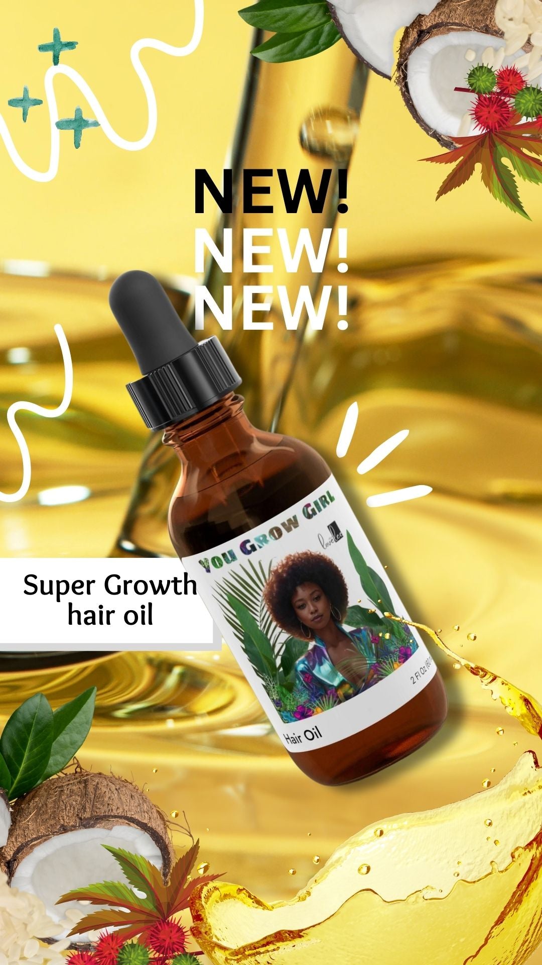 You Grow Girl Hair Oil, 2oz